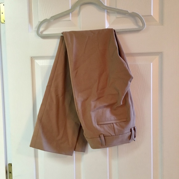 Express | The Columnist Size 0R Khaki Dress Pants - Picture 1 of 4